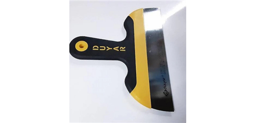 DUYAR EĞRİ SAPLI ISPATULA -AHŞAP SAP 25 CM 